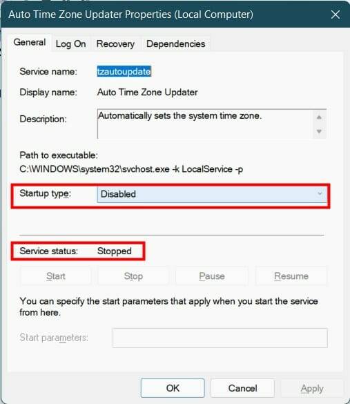 auto-time-zone-updater-disabled