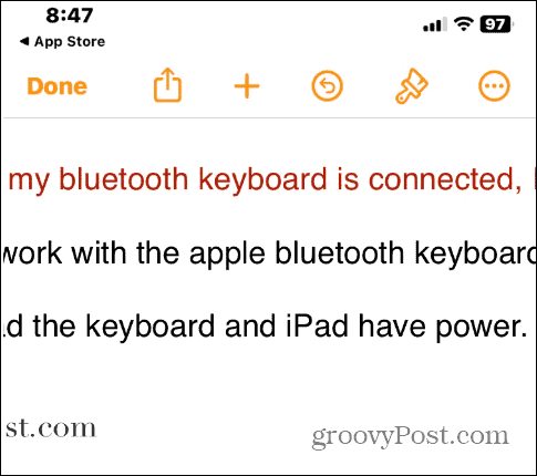 如何在 iPhone 上更改文本颜色