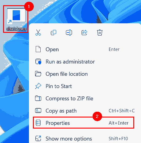 Windows 11 重启和关闭简易键盘快捷键