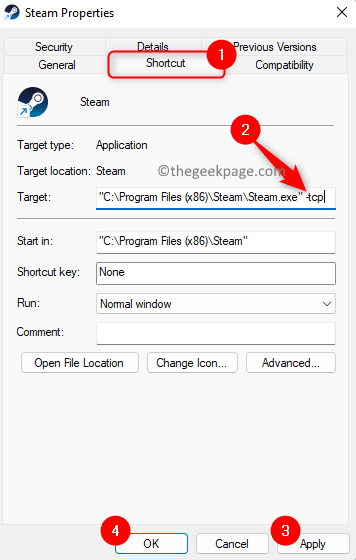 Steam-new-shortcut-properties-add-tcp-min