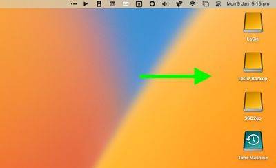 如何隐藏 Mac 桌面上的外部驱动器