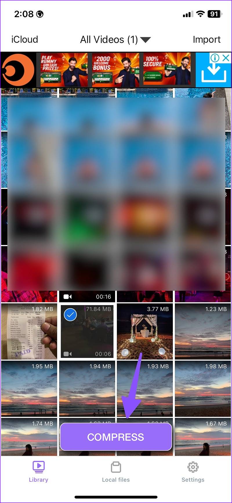 reduce-video-size-on-iPhone-8