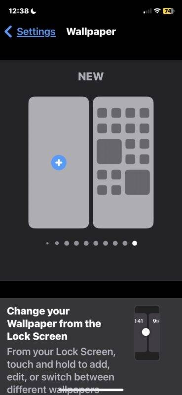 如何在 iPhone 锁定屏幕上的壁纸之间随机播放