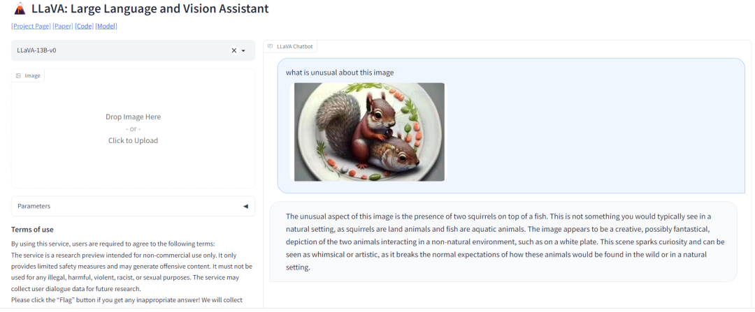 与熔岩羊驼LLaVA聊天，体验类似于GPT-4的图像识别技术，即刻加入无需邀请码，立即畅玩