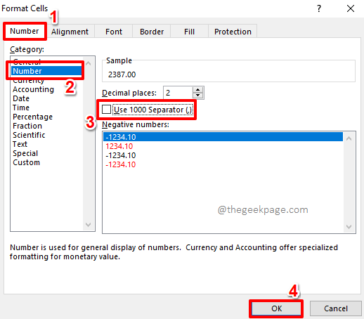 如何从 Excel 中的数字值和文本值中删除逗号