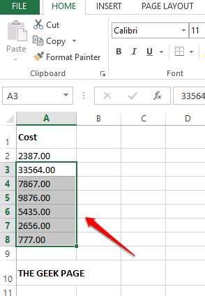 如何从 Excel 中的数字值和文本值中删除逗号