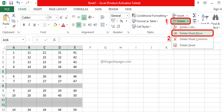如何在 Microsoft Excel 中删除空白行:快速轻松