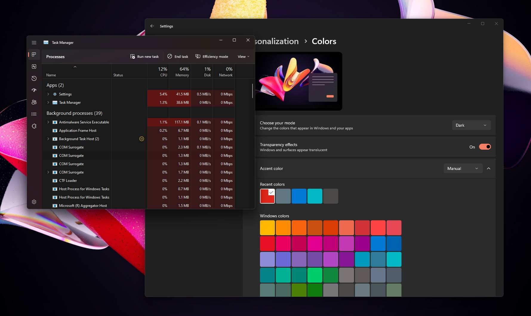 Windows 11 Build 22610 动手:重新设计的任务管理器等