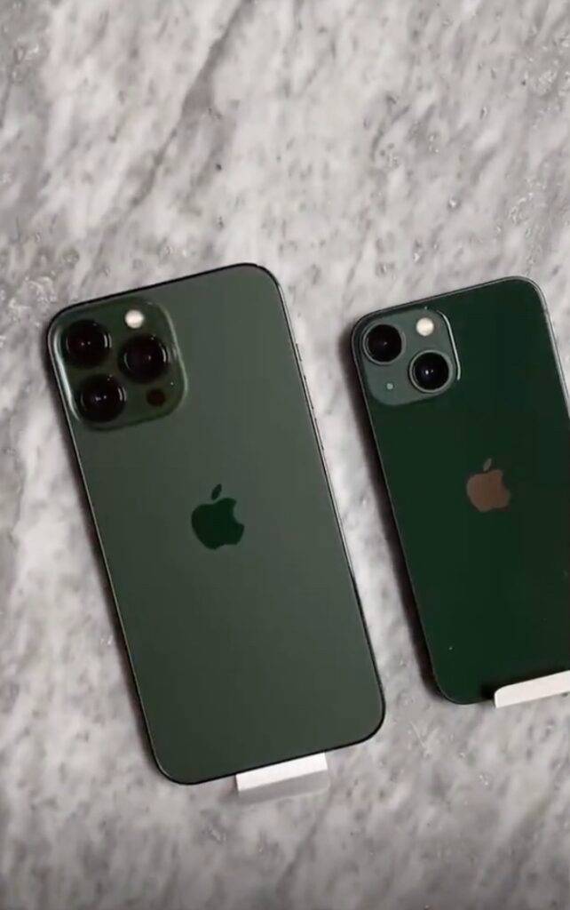 绿色iPhone 13 /13 Pro 实物开箱影片比蓝色更美