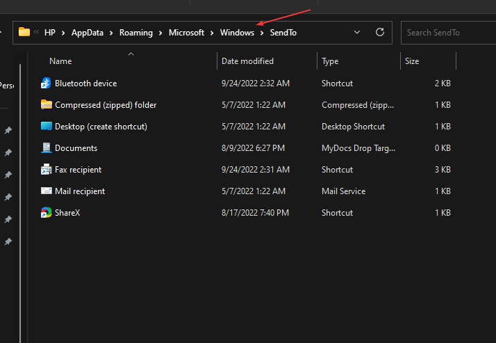 发送到Windows上缺少的压缩文件夹:简单修复
