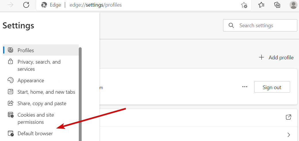 Default-browser-in-MS-Edge