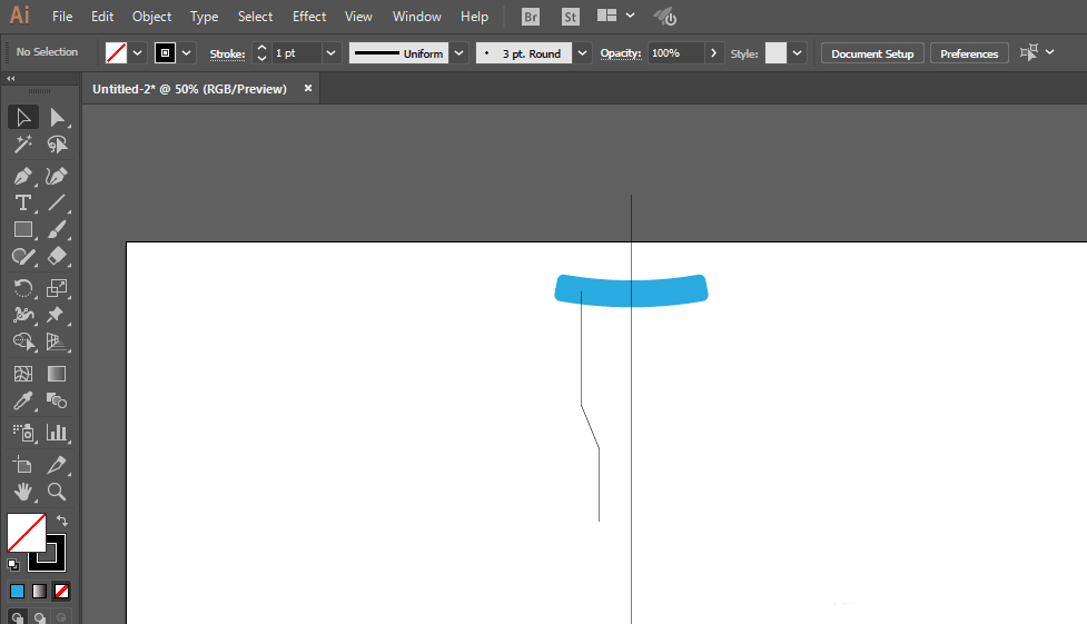 ai制作一个拐杖的操作步骤