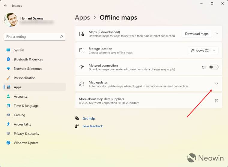 如何阻止 Windows 自动更新离线地图