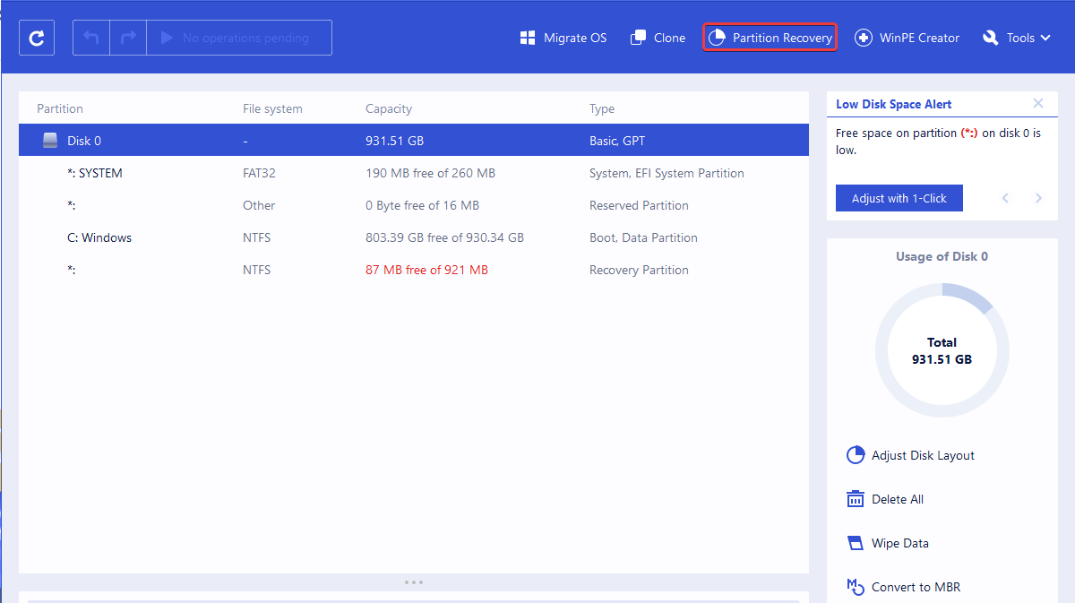 系统保留分区丢失?3种方法找回