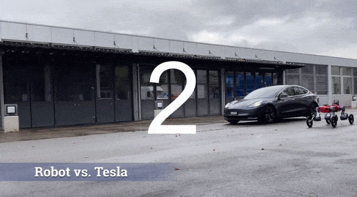 四足机器人学会“双腿站立下楼梯”！效率比腿式系统高83%