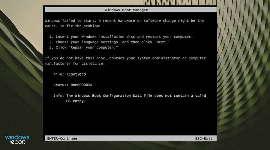 获取 Windows 11 的 BCD 错误？这是做什么
