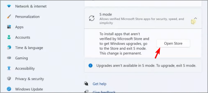 open-store-s-mode-w11
