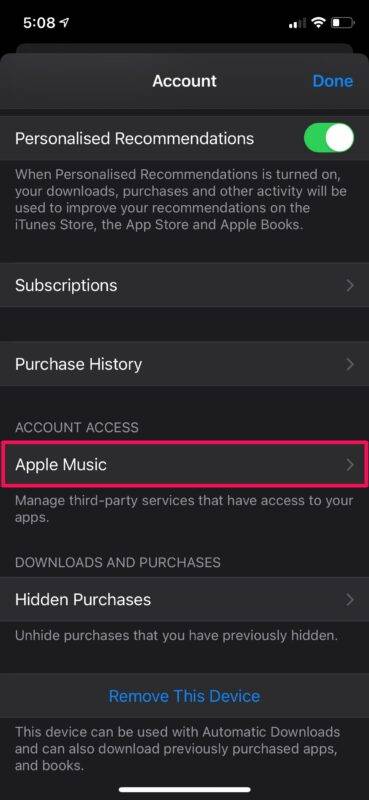 如何查看和删除可以访问您的 Apple Music 的应用程序