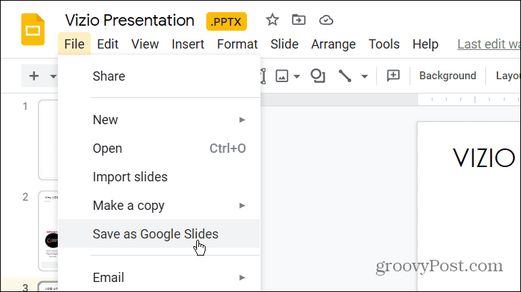 如何将 PowerPoint 转换为 Google 幻灯片