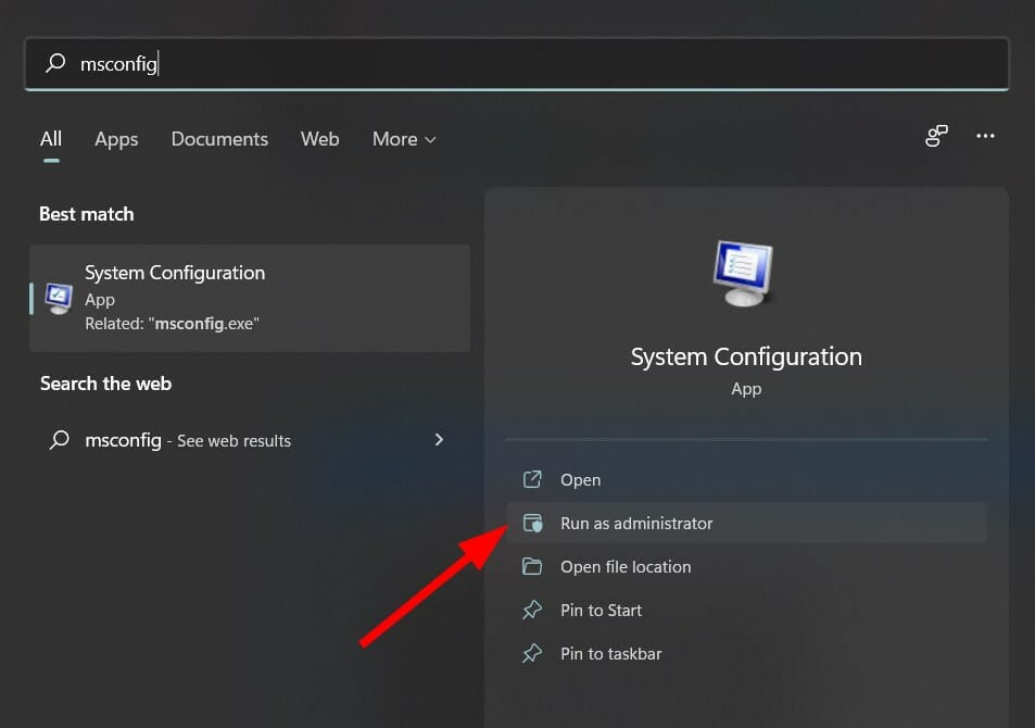 open-system-configuration