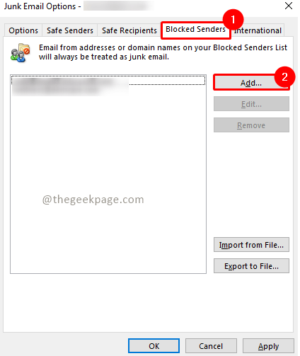 如何在 Outlook 中编辑垃圾邮件选项