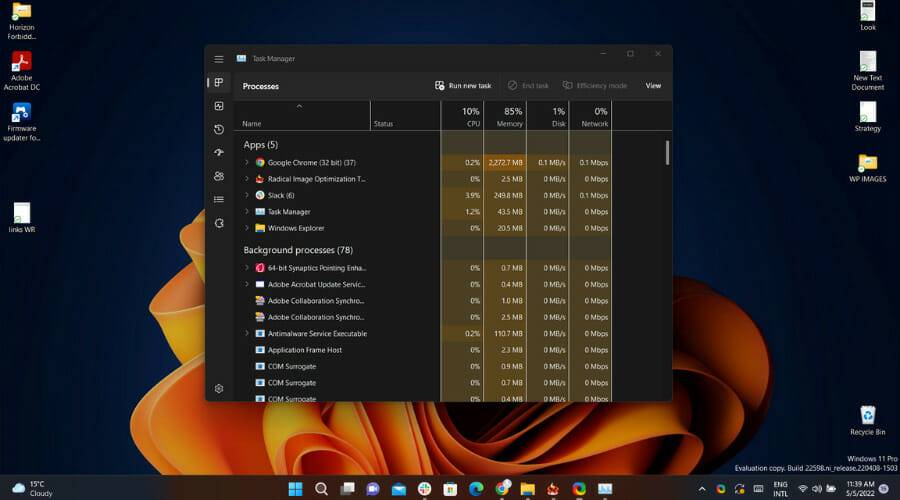 Windows 11 22H2 也将有一个改进的任务管理器