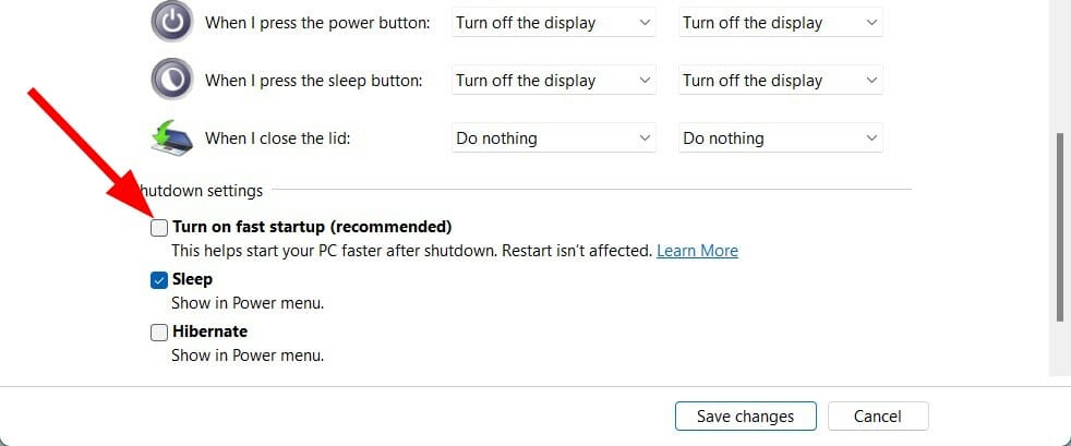turn-of-fast-shutdown