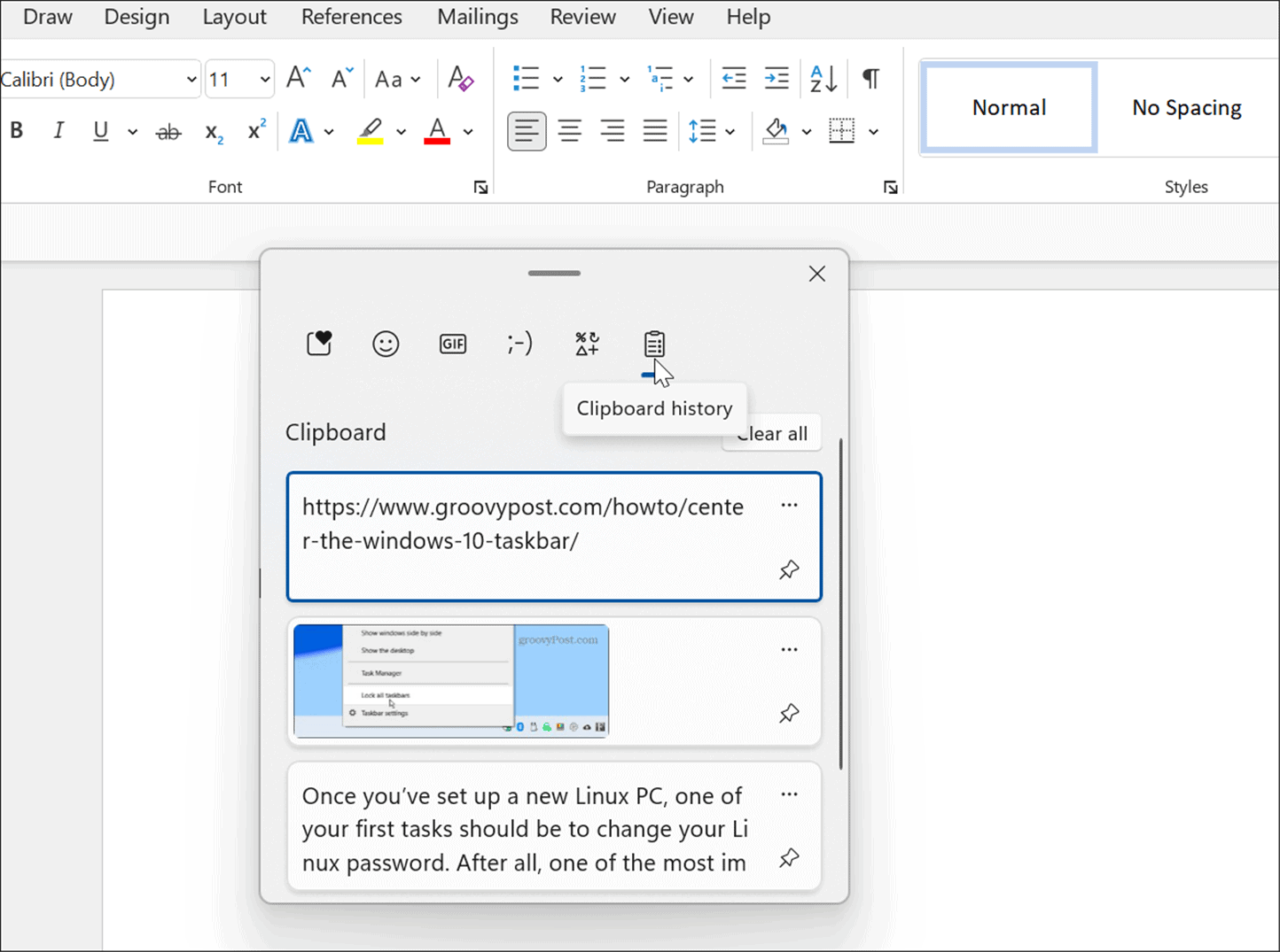 如何在 Windows 11 上使用剪贴板历史记录