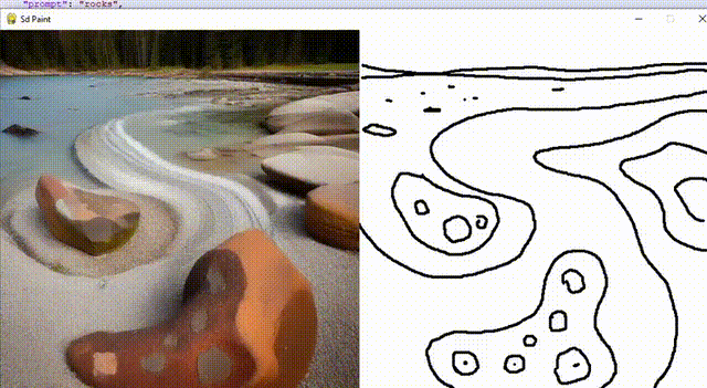 你画一笔AI画整张图！AI实时作画方式被打开，颜色细节自动补全，一个脚本即可实现