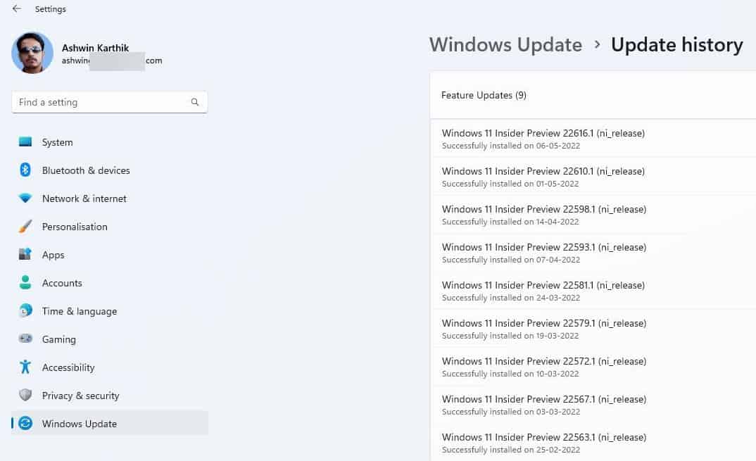 Windows 11 Insider Preview Build 22616 带来了控制器栏并恢复了在系统托盘中重新排列图标的选项