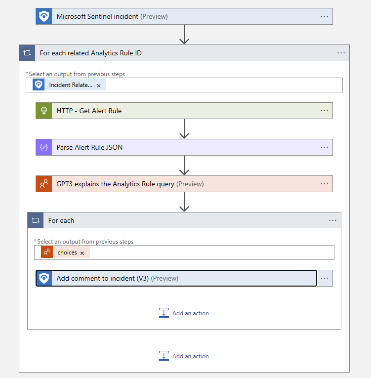OpenAI 和 Microsoft Sentinel 第 2 部分：解释分析规则