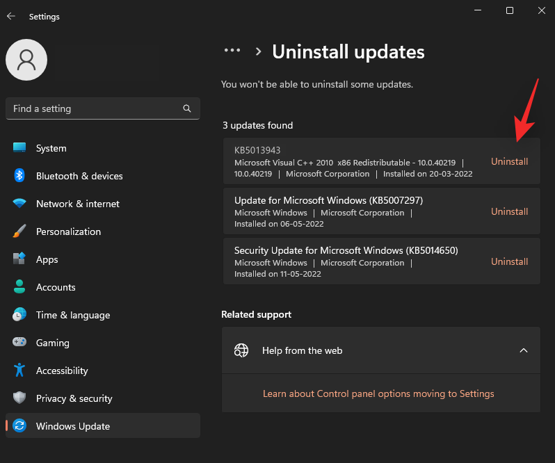 如何修复 Windows 11 上的 0xc0000135 错误（解决 KB5013943 更新问题）