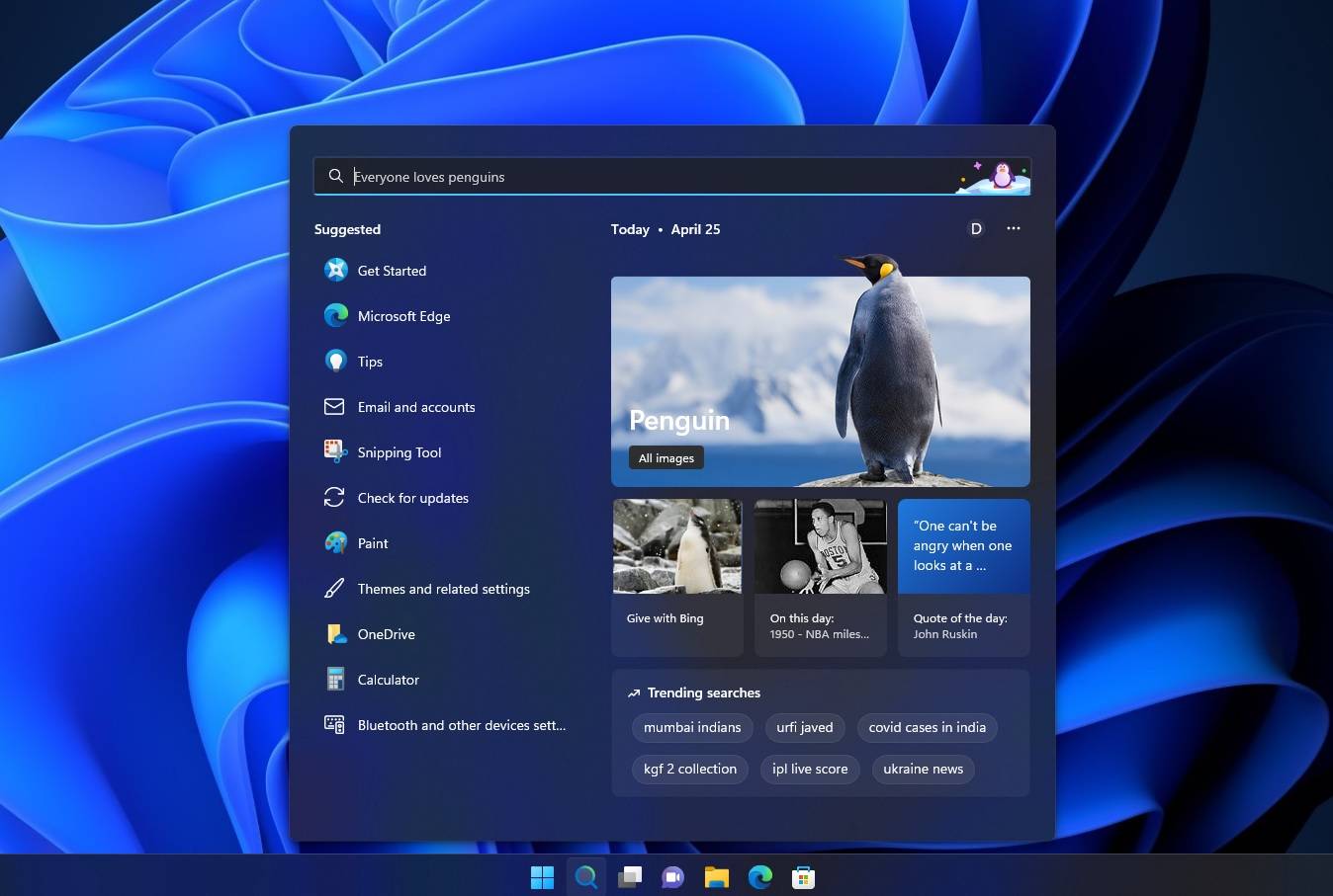 Windows-11-Search-interface