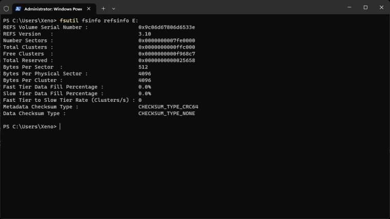 微软在最新的 Canary 版本中悄悄更新 Windows 11 ReFS 文件系统版本