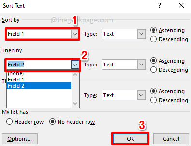 如何根据 MS Word 中的名字和姓氏按字母顺序对名称列表进行排序