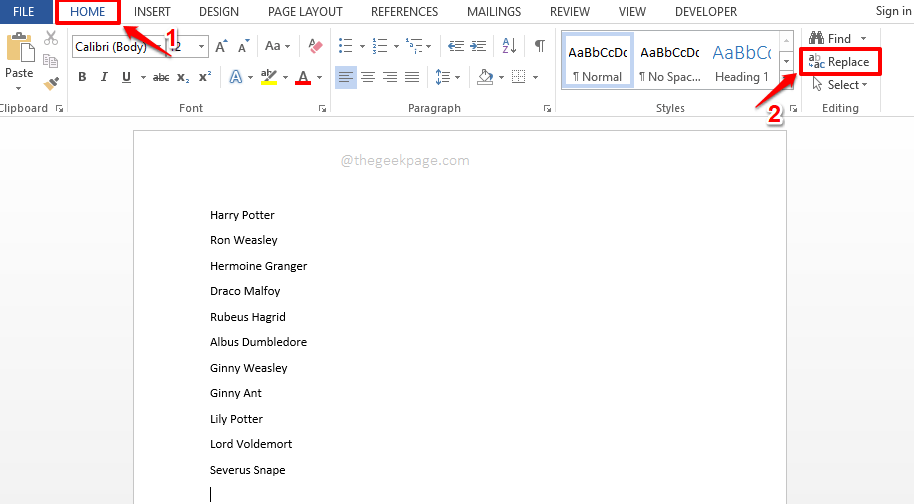 如何根据 MS Word 中的名字和姓氏按字母顺序对名称列表进行排序