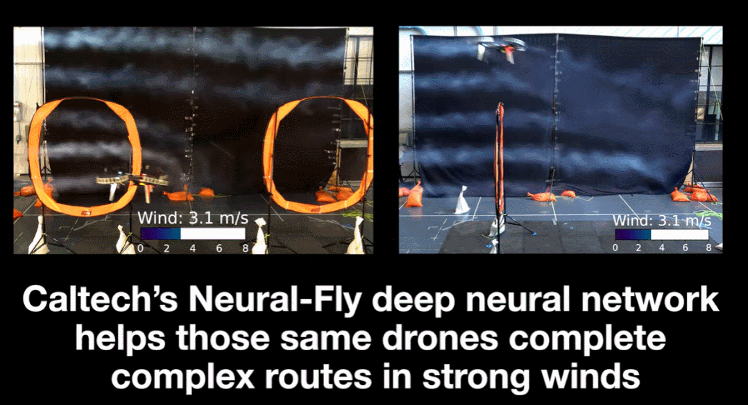 扛住强风的无人机?加州理工用12分钟飞行数据教会无人机御风飞行