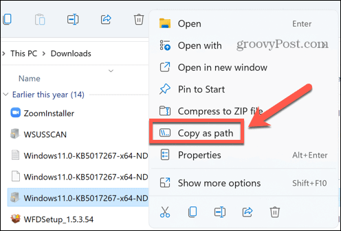 如何在 Windows 11 上安装 CAB 文件