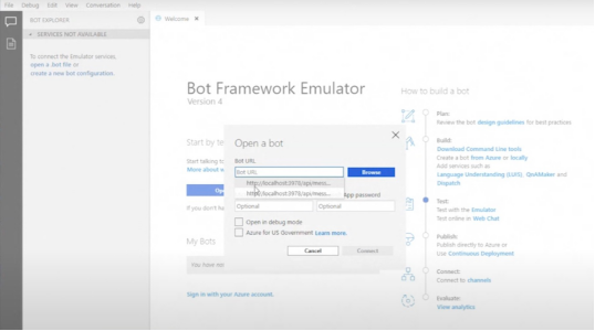 如何使用Azure Bot Services创建聊天机器人的分步说明