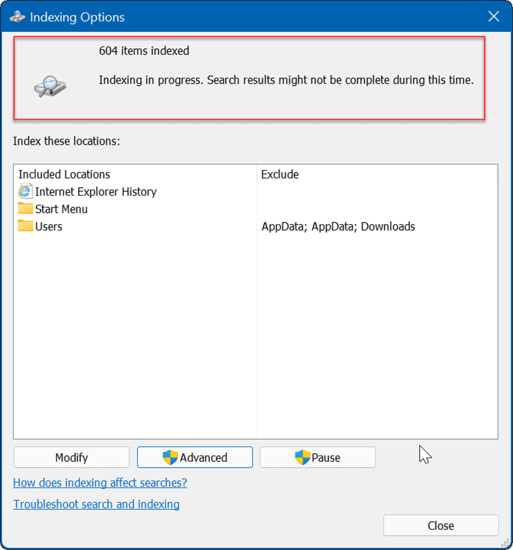 如何在 Windows 11 中将文件和文件夹从搜索结果中隐藏？