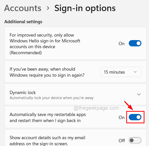 如何在 Windows 11 中防止重新启动时自动打开应用程序或文件夹