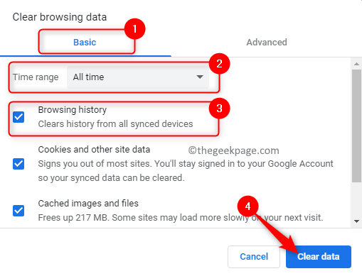如何防止 Google Chrome 在 Windows PC 上存储浏览历史记录