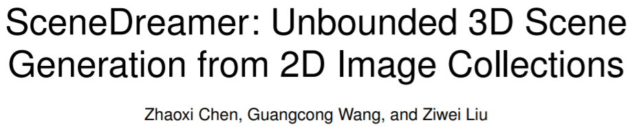 一键生成山川、河流，风格多样，从2D图像中学习生成无限3D场景