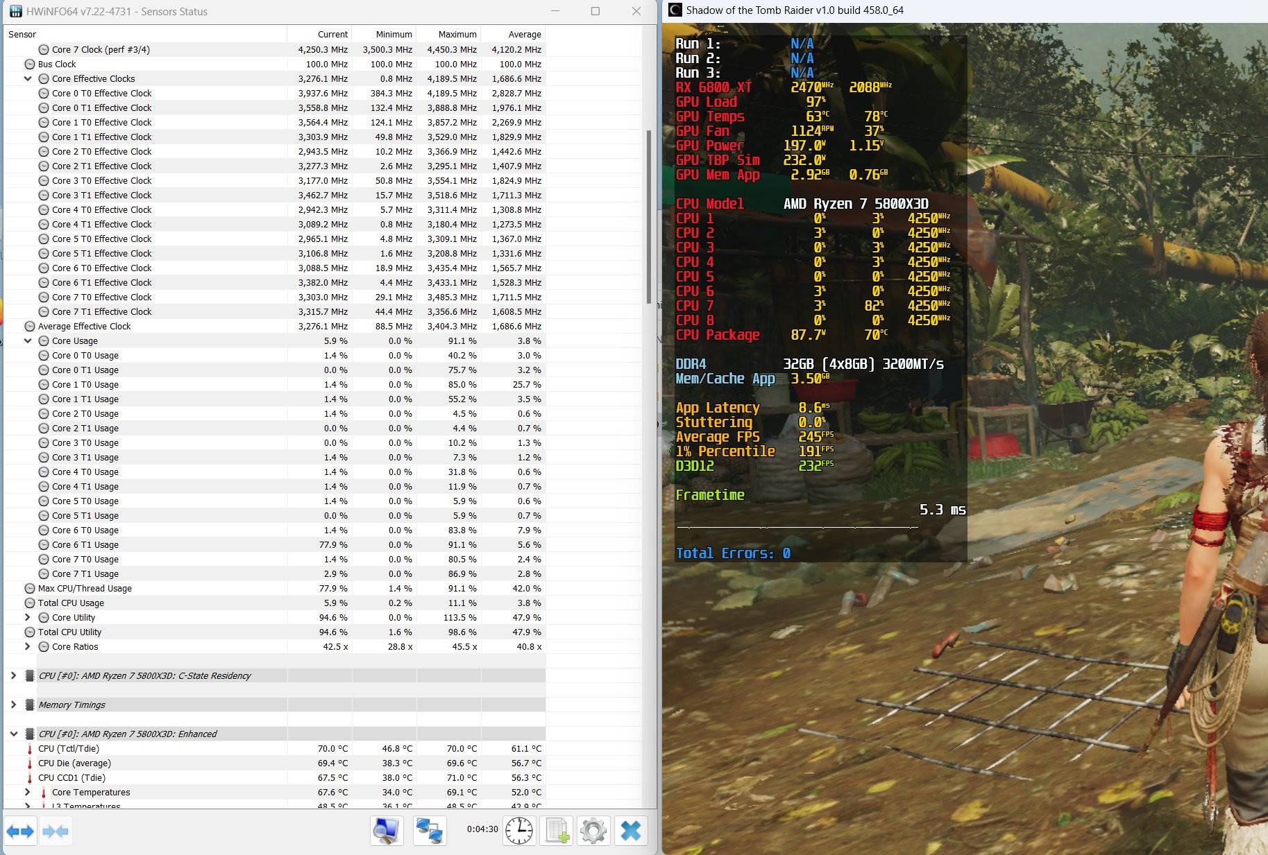 Windows 11 CPU 使用率报告显然有问题，包括在任务管理器上