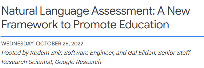 Google探索全新NLU任务「自然语言评估」，正式面试前让AI帮你热个身！