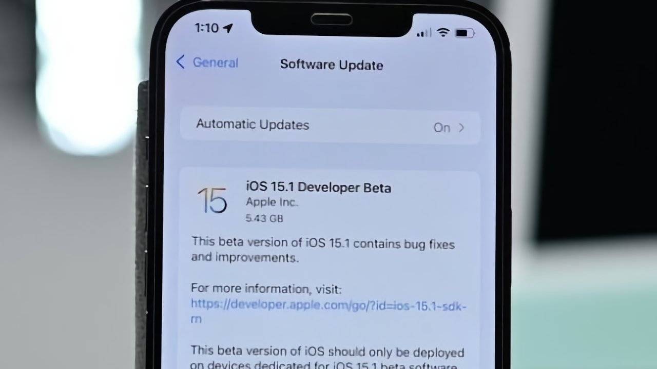 iOS 15.4 beta 中的 AR/VR 耳机提示和网络应用推送通知支持