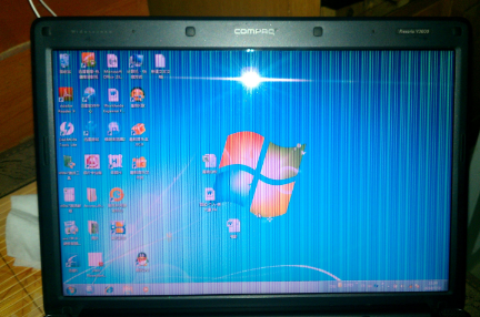 笔记本屏幕花屏,小编教你笔记本屏幕花屏怎么解决