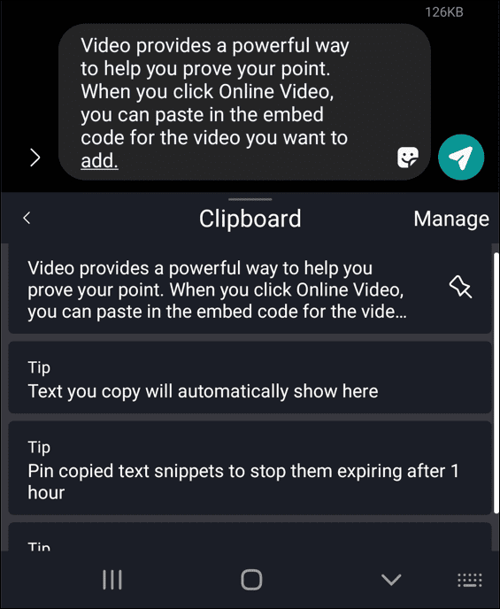 如何在 Android 和 Windows 之间复制和粘贴文本
