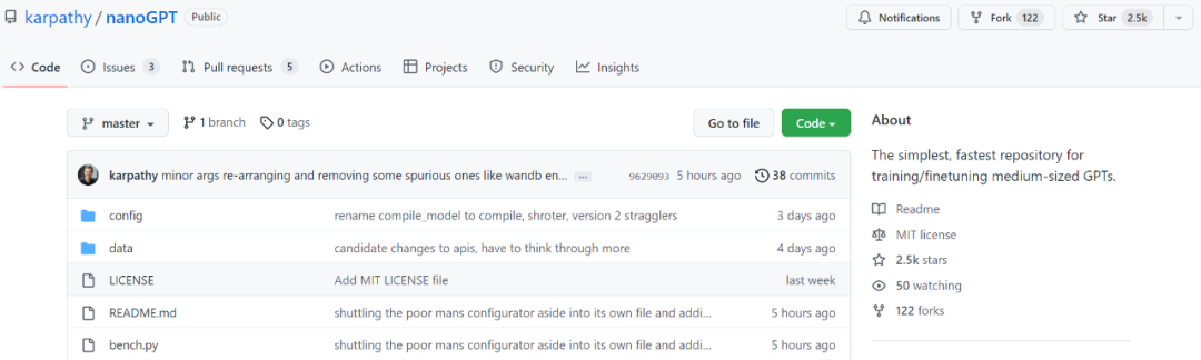 速揽2500星，Andrej Karpathy重写了一份minGPT库