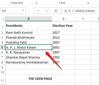 1 选择单元格最小值